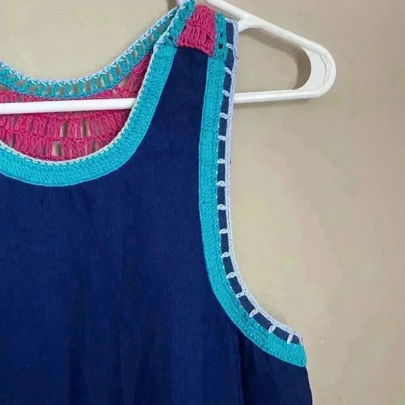 Anthro Akemi + Kin Embroidered Knit Tank Dress - Picture 2 of 12